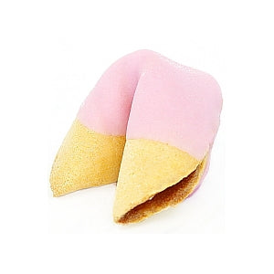 Light Pink Chocolate Covered Fortune Cookies