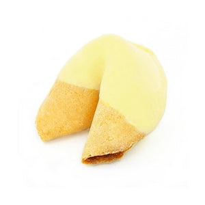 Light Yellow Chocolate Covered Fortune Cookies