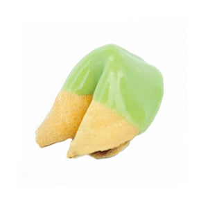 Medium Green Chocolate Covered Fortune Cookies