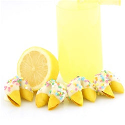 Chocolate Covered Fortune Cookies - Lemon Flavored