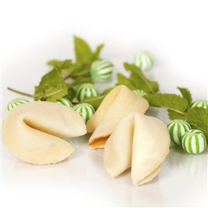 White Peppermint Flavored Fortune Cookies