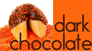 Chocolate Covered Fortune Cookies - Orange Flavored