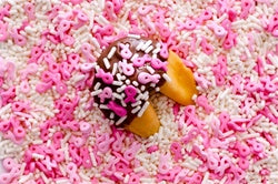 Pink Ribbon Vanilla Fortune Cookies