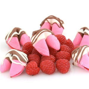 Chocolate Covered Fortune Cookies - Raspberry