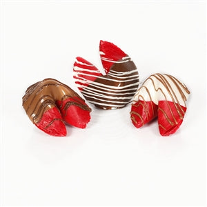 Chocolate Covered Fortune Cookies - Red Apple