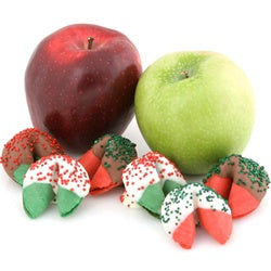 Chocolate Covered Fortune Cookies - Red Apple