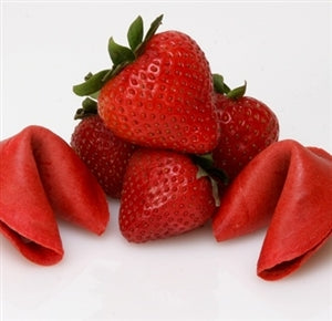 Chocolate Covered Fortune Cookies - Strawberry Flavored