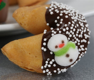 Christmas Fortune Cookies with Holiday Fortunes