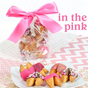 Pink Ribbon Fortune Cookies - 6 Assorted