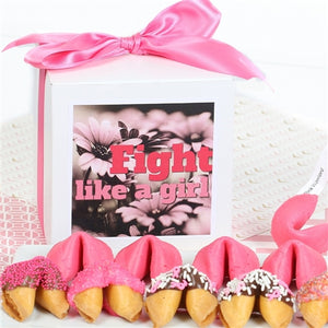 Fight Like A Girl Pink Fortune Cookies